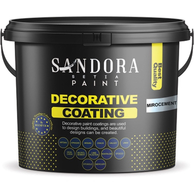 رنگ میکروسمنت سفید ساندورا کد 001 وزن 1 کیلوگرم