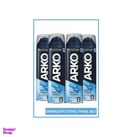 ژل اصلاح خنک کننده آرکو مدل COOL حجم 200 میلی‌ لیتر