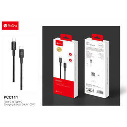 کابل تبدیل USB-C پرووان مدل PCC111 100W PD طول 1متر