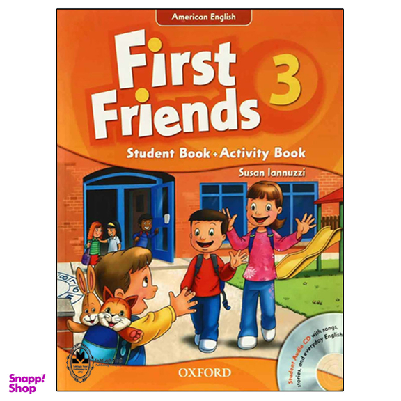 کتاب American English First Friends 3 اثر Susan lannuzzi انتشارات اشتیاق نور به همراه سی دی