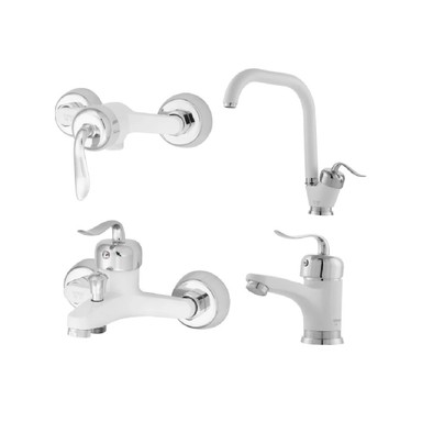 ست شیرآلات حکمت نشان مدل قاصدک SK مجموعه 4 عددی