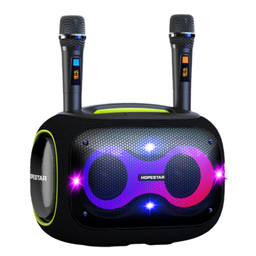 اسپیکر بلوتوثی 120 وات هوپ استار مدل PARTY BOX به همراه میکروفون