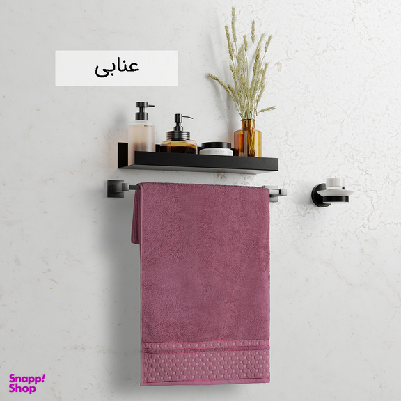 حوله حمام دنیز طرح امرالد سایز 100×150 سانتی متر