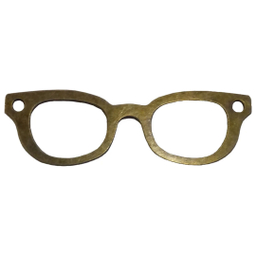 آویز گردنبند طرح عینک کد RCC-31