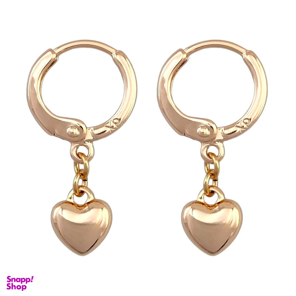 گوشواره زنانه ژوپینگ مدل قلب کد E4129