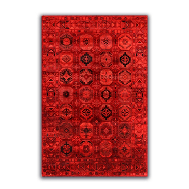 فرش ماشینی چاپی بدون تار و پود هانوکس مدل آرتان کد A090