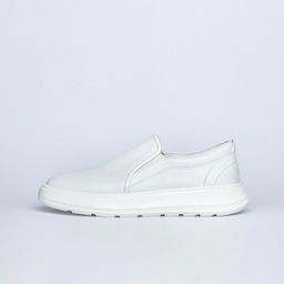 کفش چرم مردانه پانوپا مدل ونس کد 010 رنگ سفید