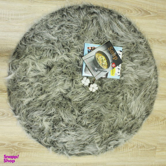 فرش ماشینی شاران هوم طرح خز پرز بلند فانتزی مدل اسفنج دار