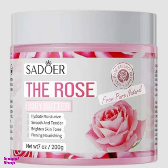 کره بدن سادور مدل گل رز کد 02 وزن 200 گرم