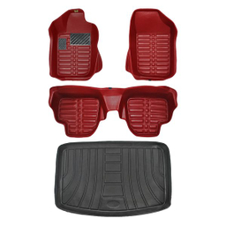 کفپوش پنج بعدی خودرو پانیذ مدل EVA مناسب پژو 207 به همراه کفپوش صندوق