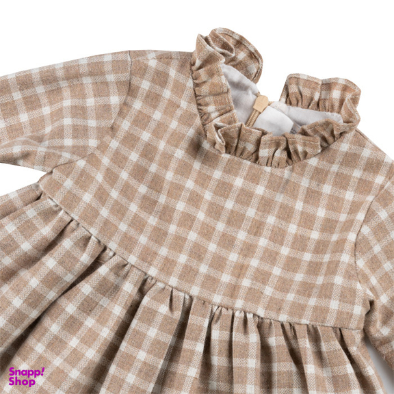 پیراهن دخترانه فیورلا مدل چیندار 24517