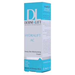 کرم مرطوب کننده پوست چرب درمالیفت مدل Hydralift AC Cream حجم 50 میلی لیتر
