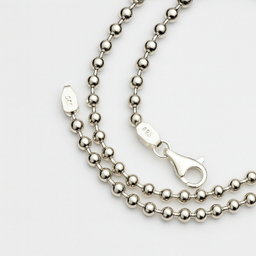 زنجیر نقره زنانه طرح گوی کد JME 4501