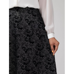 دامن زنانه برنس کد 20103 رنگ مشکی سفید