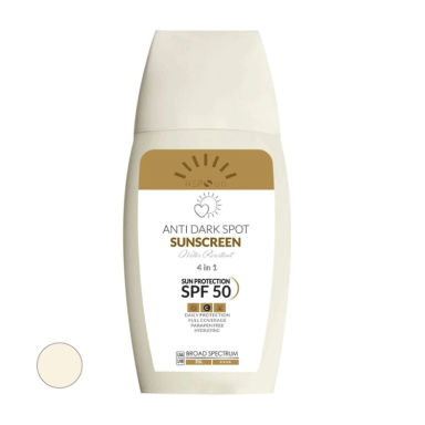 کرم ضد آفتاب و ضد لک رنگی هپسان مدل 4 در 1 SPF50 حجم 50 میلی لیتر