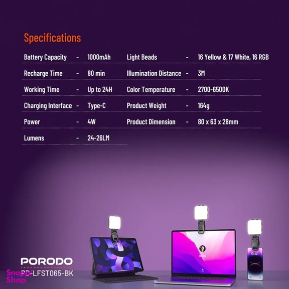 مینی پروژکتور پرودو مدل Fill Light