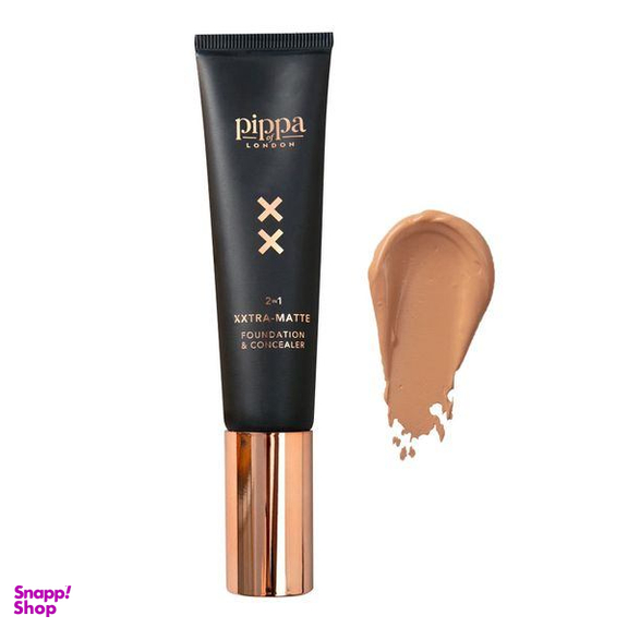 کرم پودر و کانسیلر پیپا لندن مدل XXtra Matte شماره 235 رنگ بژ حجم 28 میلی لیتر