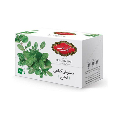 دمنوش گیاهی نعناع گلستان بسته ۲۰ عددی