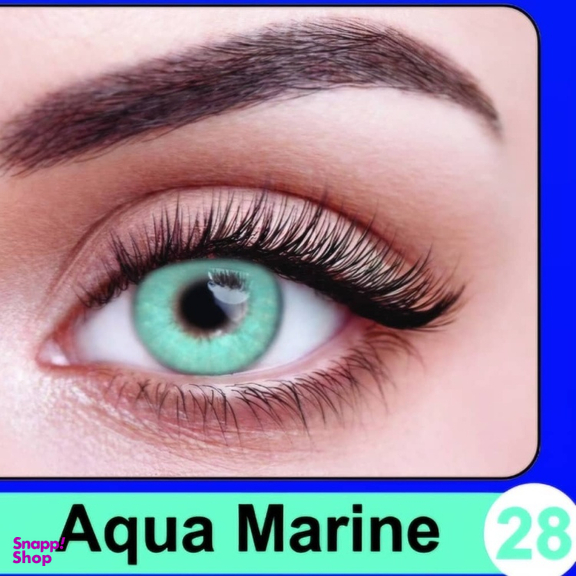 لنز چشم پرو نیو ویژن رنگ سبز آبی روشن شماره 29 به همراه جالنزی