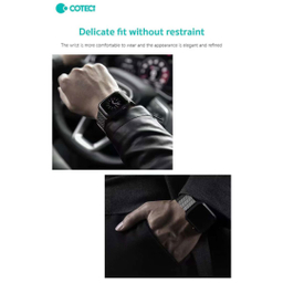 بند اپل واچ کوتتسی مدل W76 22008-BK مناسب اپل واچ سایز 42 و 44 و 45 میلی متر