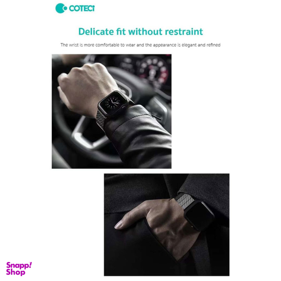 بند اپل واچ کوتتسی مدل W76 22008-BK مناسب اپل واچ سایز 42 و 44 و 45 میلی متر