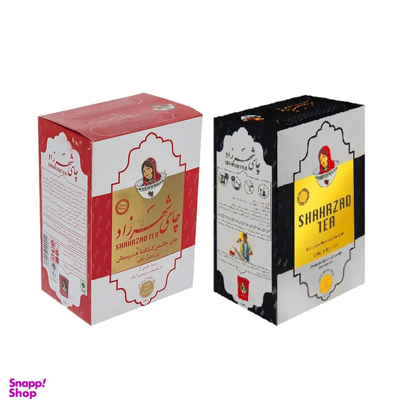 چای شهرزاد هندوستان و ارل گری وزن 400 گرم مجموعه 2 عددی
