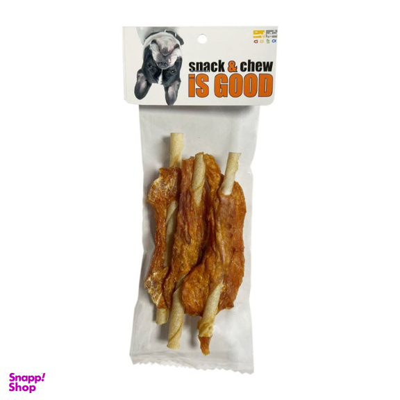 تشویقی سگ شهر پت مدل ایز گود استیک فلورایدی با فیله مرغ بسته 3 عددی