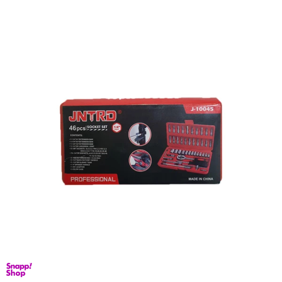 جعبه بکس جی ان تی مدل YP J-10045 مجموعه 46 عددی
