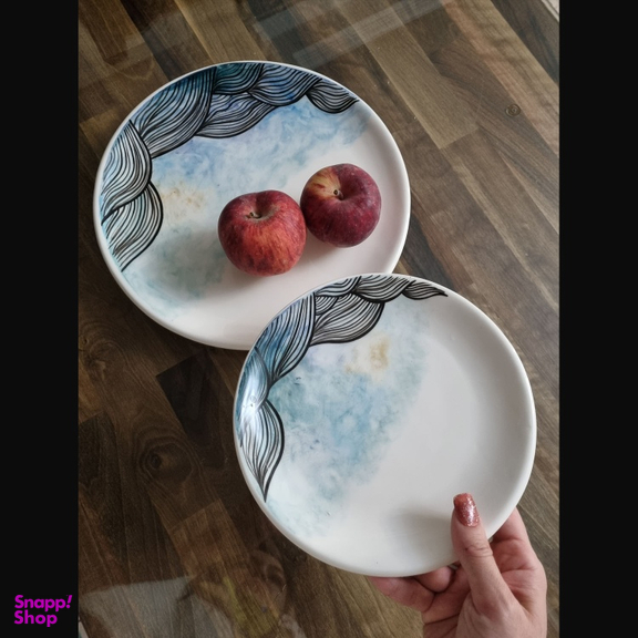 سرویس غذاخوری سرامیکی ۱۲ پارچه مدل رویایی