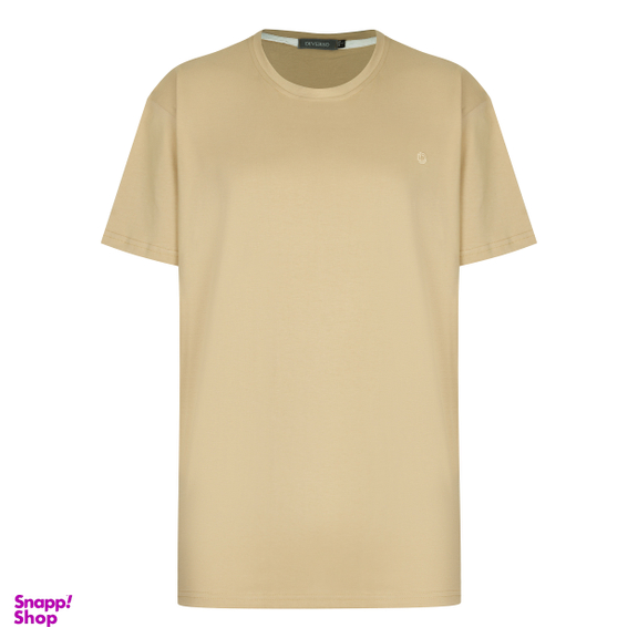 تیشرت مردانه دیورسو مدل بیسیک رنگ کرم