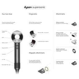 سشوار حرفه ای دایسون مدل Supersonic HD15 Limited edition