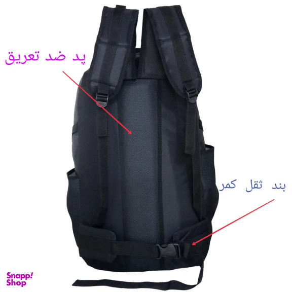 کوله پشتی کوهنوردی 65 لیتری طرح کت مدل KHZ
