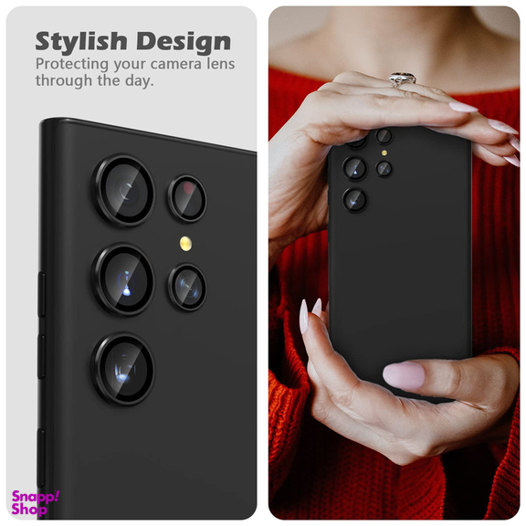 محافظ لنز دوربین بوف مدل ClrFilm مناسب برای گوشی موبایل سامسونگ Galaxy S22 Ultra