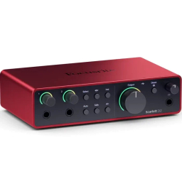 پکیج استودیویی فوکوسرایت مدل scarlett Solo Studio G4 رنگ قرمز