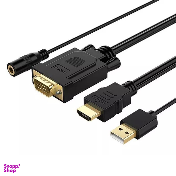 مبدل HDMI به VGA و صدا و microUSB اوریکو مدل XD-HTVA طول 5 متر