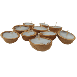 شمع مدل گردو کد 01 مجموعه 10 عددی