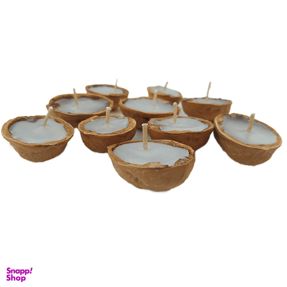 شمع مدل گردو کد 01 مجموعه 10 عددی