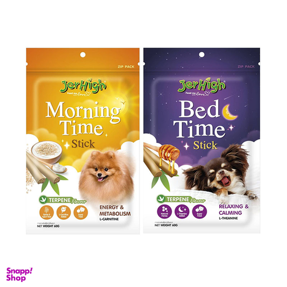 تشویقی سگ جرهای مدل Morning & Bed Time وزن 100 گرم بسته 2 عددی
