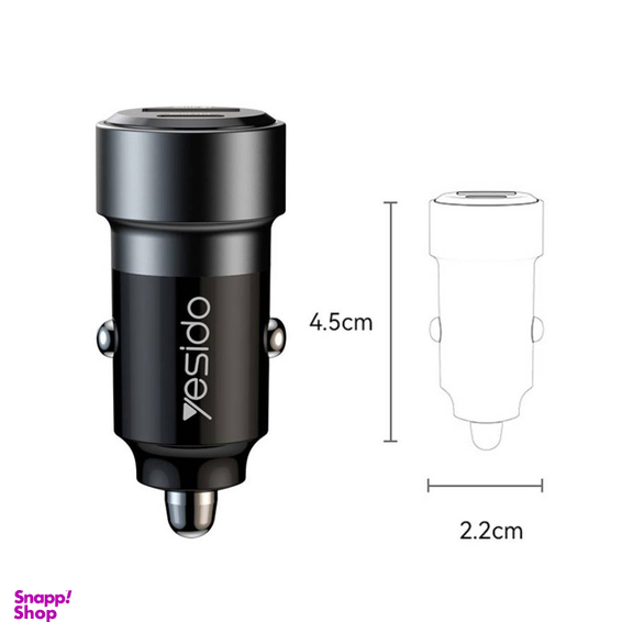 شارژر فندکی فست شارژ یسیدو مدل Y-54