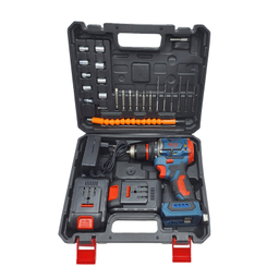 دریل پیچ گوشتی شارژی براشلس صنعتی باس مدل 48VF مجموعه 29 عددی