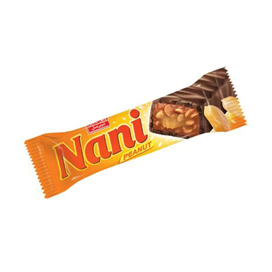 شکلات مغزدار بادام زمینی نانی شیرین عسل وزن 46 گرم