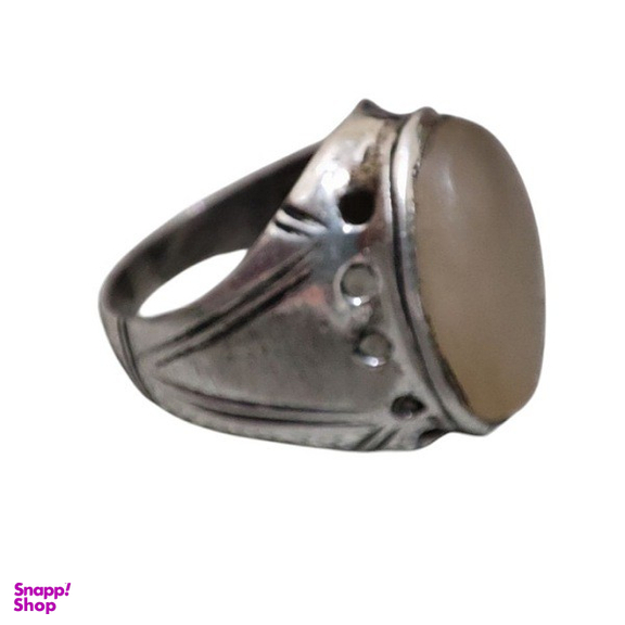 انگشتر نقره مردانه مدل عقیق زرد کهنه کد 1