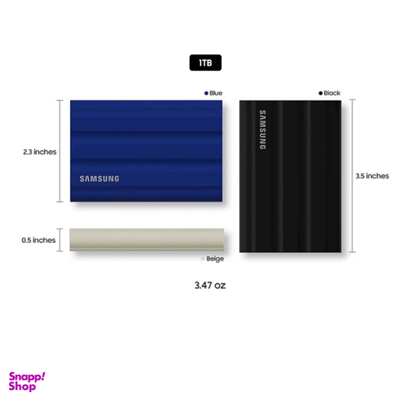حافظه SSD اکسترنال سامسونگ مدل T7 Shield ظرفیت یک ترابایت