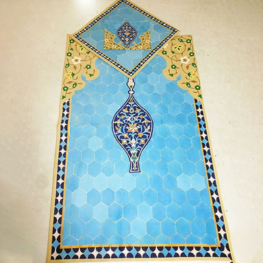 سجاده و جانماز طرح کاشی کد MKH01