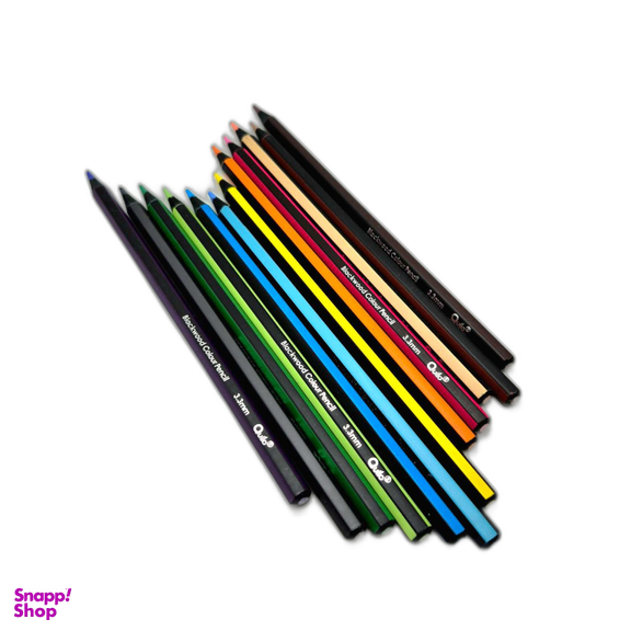 مداد رنگی 24 رنگ کوییلو مدل Black Wood کد 644529