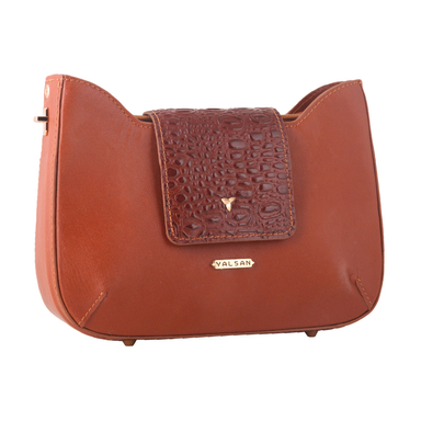 کیف دوشی و دستی زنانه چرم یلسان مدل راشا کد GAN-104-ASL