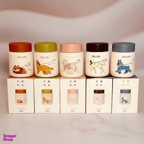 تراول ماگ دیلر طرح سگ کد 03 گنجایش 150 میلی‌ لیتر