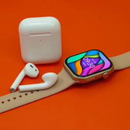 ساعت هوشمند ورنا مدل W46 Max به همراه هندزفری بی سیم طرح اپل مدل Airpod