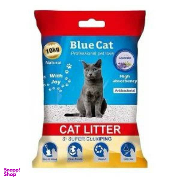 خاک بستر گربه بلو کت مدل cat litter وزن 10 کیلوگرم