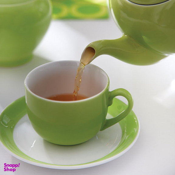 ست فنجان و نعلبکی 12 پارچه چینی زرین ایران مدل چای خوری ایتالیا اف 8 درجه 1